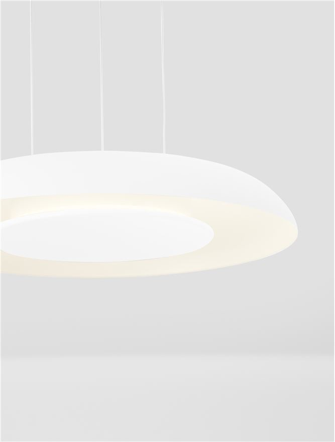 EPOS SUSPENSIE SP40 - Triac Dimmable Sandy White Metal & Polycarbonate [5]