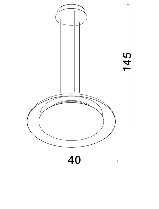 EPOS SUSPENSIE SP40 - Triac Dimmable Sandy White Metal & Polycarbonate [6]