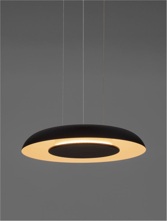 EPOS SUSPENSIE SP40 - Triac Dimmable Sandy Black & White Aluminium & Acrylic [5]