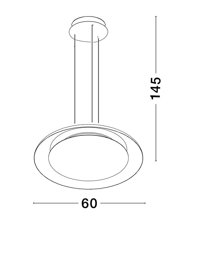 EPOS SUSPENSIE SP60 - Triac Dimmable Sandy White Aluminium & Acrylic [3]