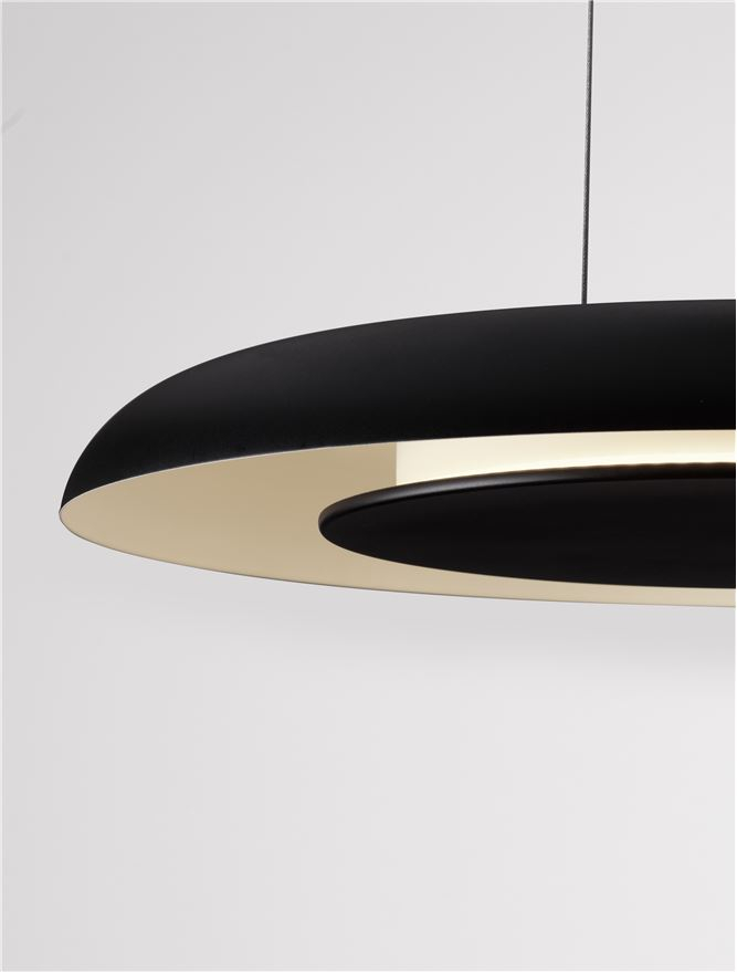 EPOS SUSPENSIE SP60 - Triac Dimmable Sandy Black & White Metal & Polycarbonate [5]