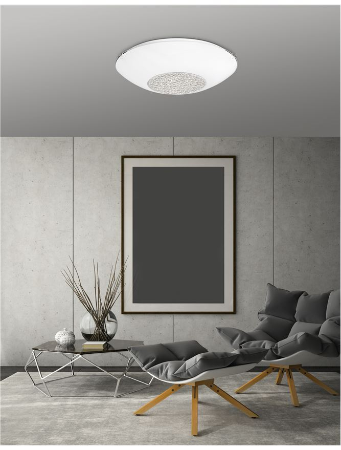 ERA plafoniera - 6311801 - White Glass & Crystal White Metal [1]