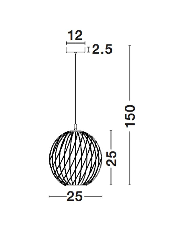 ERIBERTO suspensie SP1 - 8436421 - Rust Copper Metal [3]