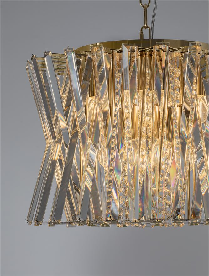 Estrella Suspensie auriu - diam 43 cm [2]