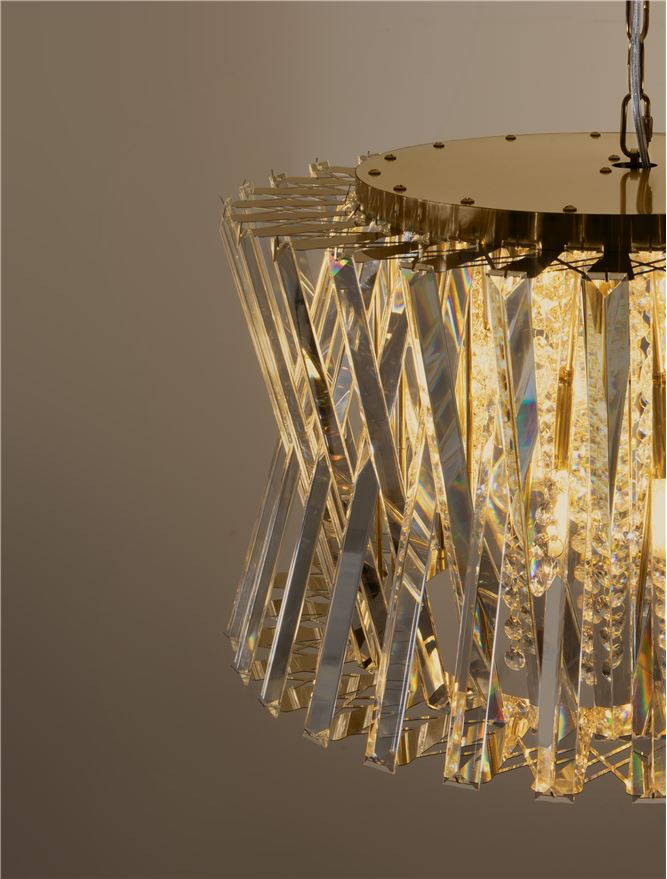 Estrella Suspensie auriu - diam 54 cm [4]