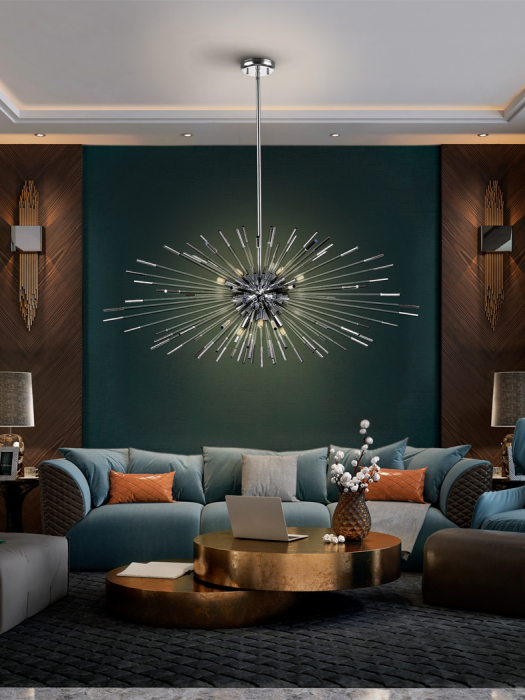 Evasion 381628 LAMP, 9L., CHROME - SUSPENSIE MODERNA Schuller [2]