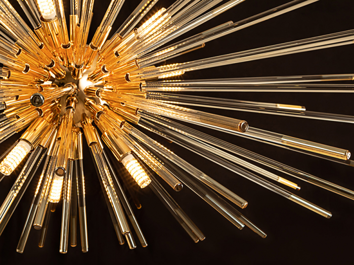 Evasion 381635D ·EVASION· LAMP, 9L., GOLD - Suspensie moderna dimmabila [5]