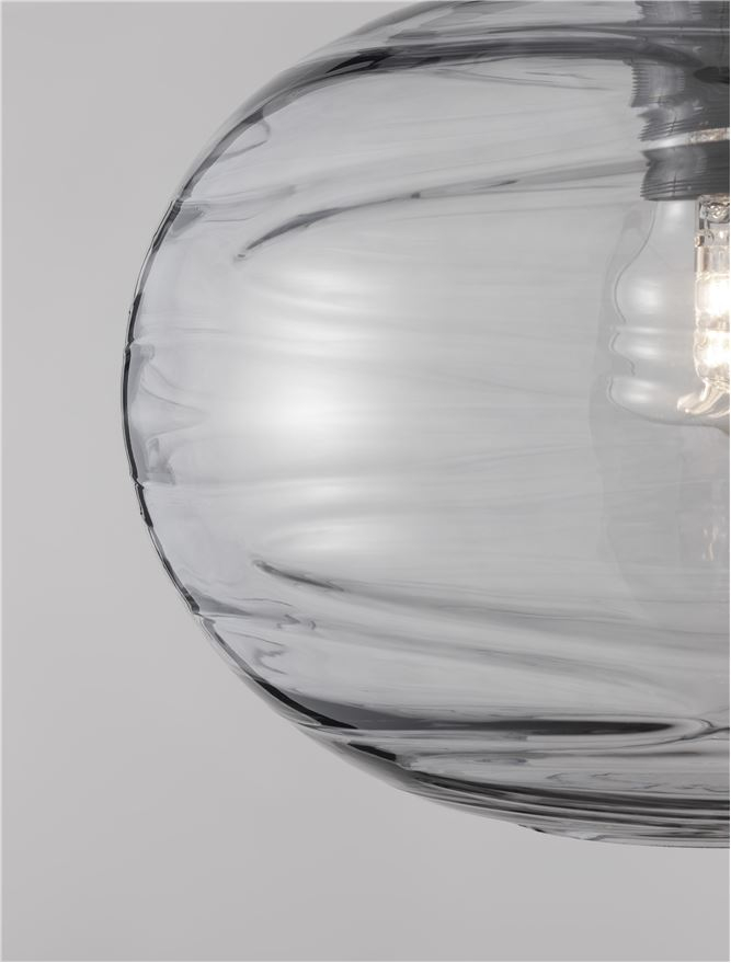 EVLEEN suspensie SP1 - 9009257 - Matt Black Metal & Light Grey Glass [3]