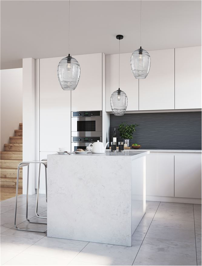 EVLEEN suspensie SP1 - 9009259 - Matt Black Metal & Light Grey Glass [1]