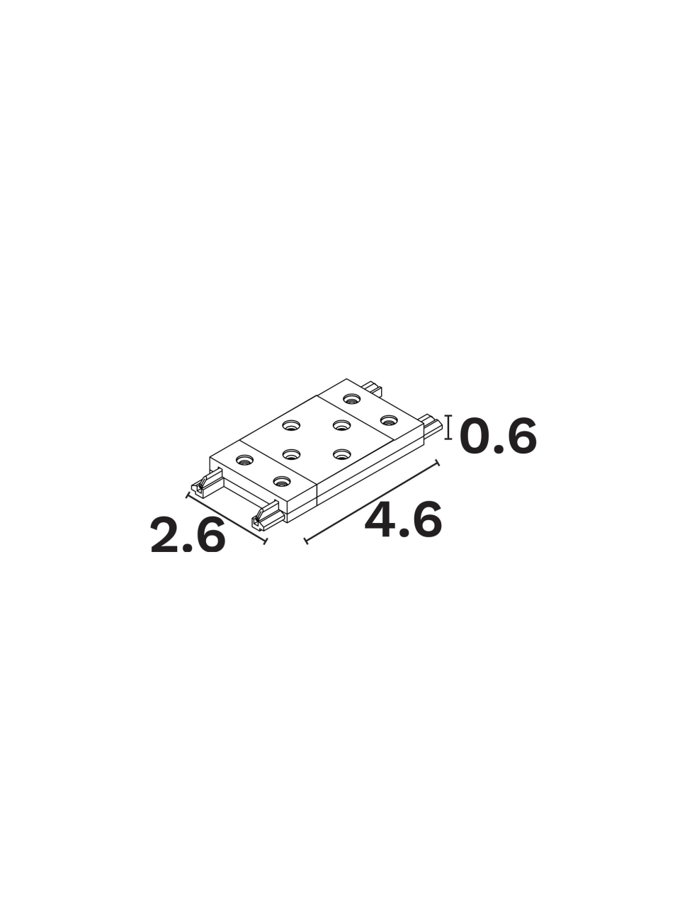 Flat B-Track-L4.6-H0.6-W:2.6 [2]
