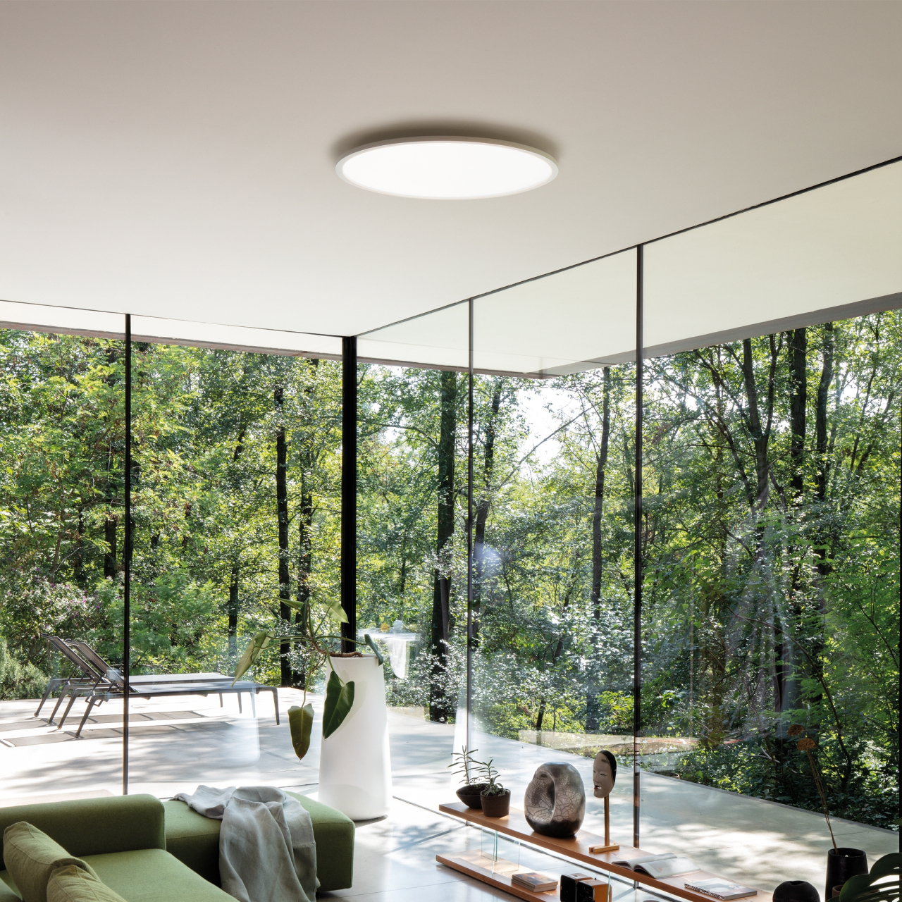 Fly Slim plafoniera diam 45 - 26W - plafoniera LED moderna [2]