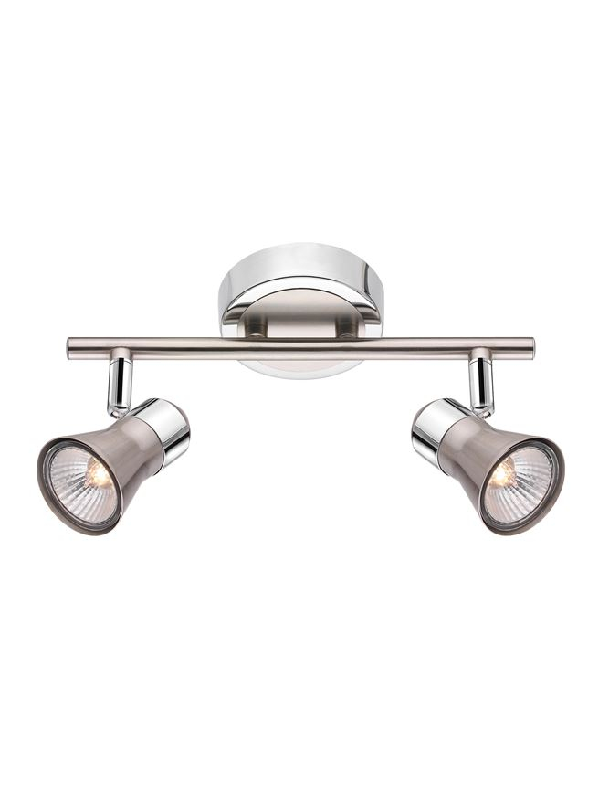 GALERIA aplica AP2 - 663002 - Satin Nickel & Chrome Aluminium [2]