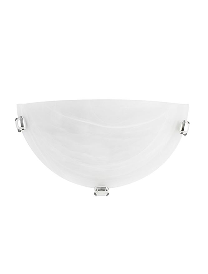 GIORNO aplica AP1 - 605803 - Alabaster Glass Chrome Metal [2]