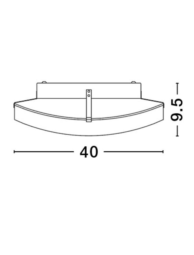 GIORNO plafoniera - 605802 - Alabaster Glass Chrome Metal [4]
