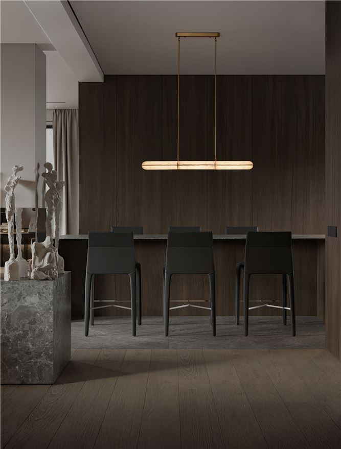 Gloree - suspensie moderna LED Liniar 120 cm [2]