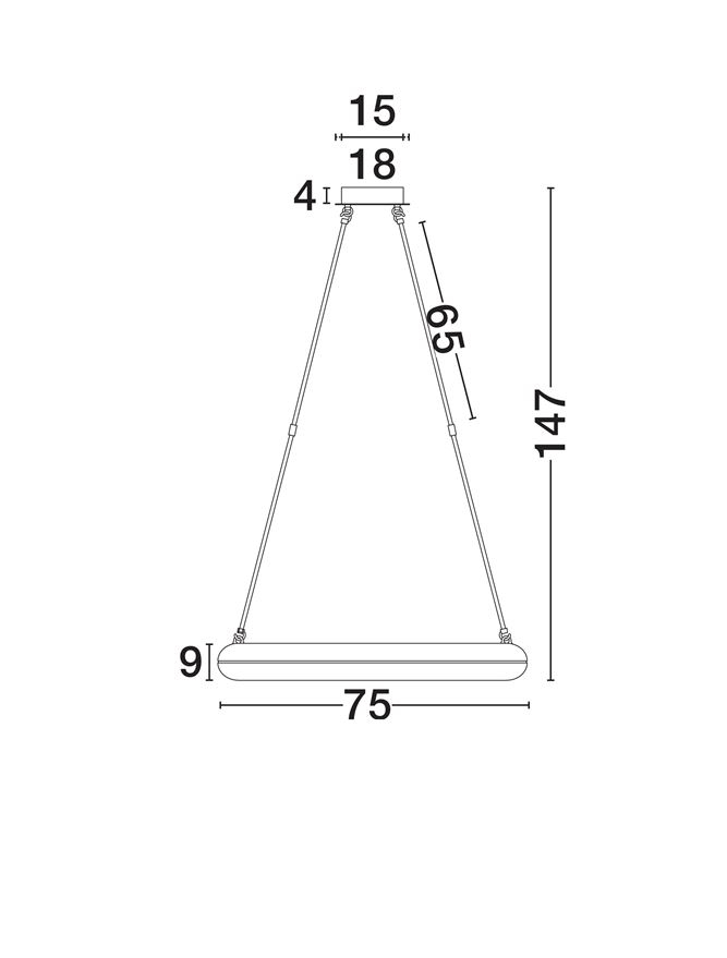 Gloree - suspensie moderna LED ROUND 75 [8]