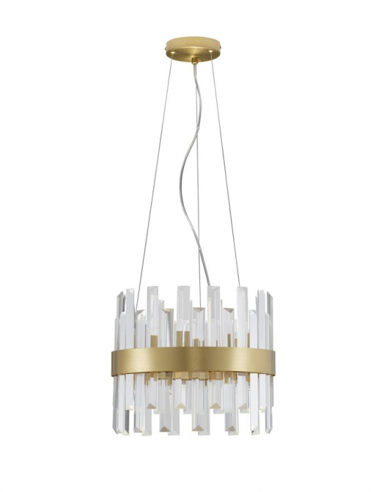 CROWN Suspension LAMP, 5L.,  diam 35 - GOLDEN - Nova Luce [2]