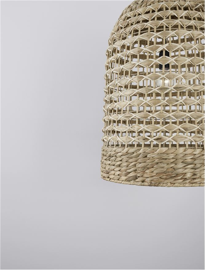 GRIFFIN suspensie SP1 - 9586506 - Dried Water Hyacinth Black Fabric Wire & Base [8]