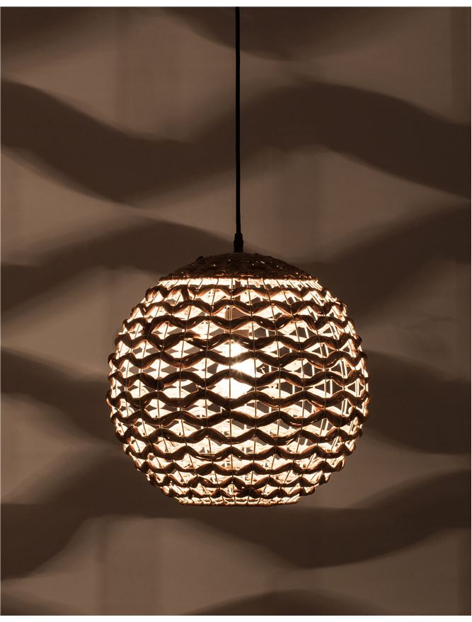 GRIFFIN suspensie SP1 - 9587121 - Dried Water Hyacinth Black Fabric Wire & Base [5]