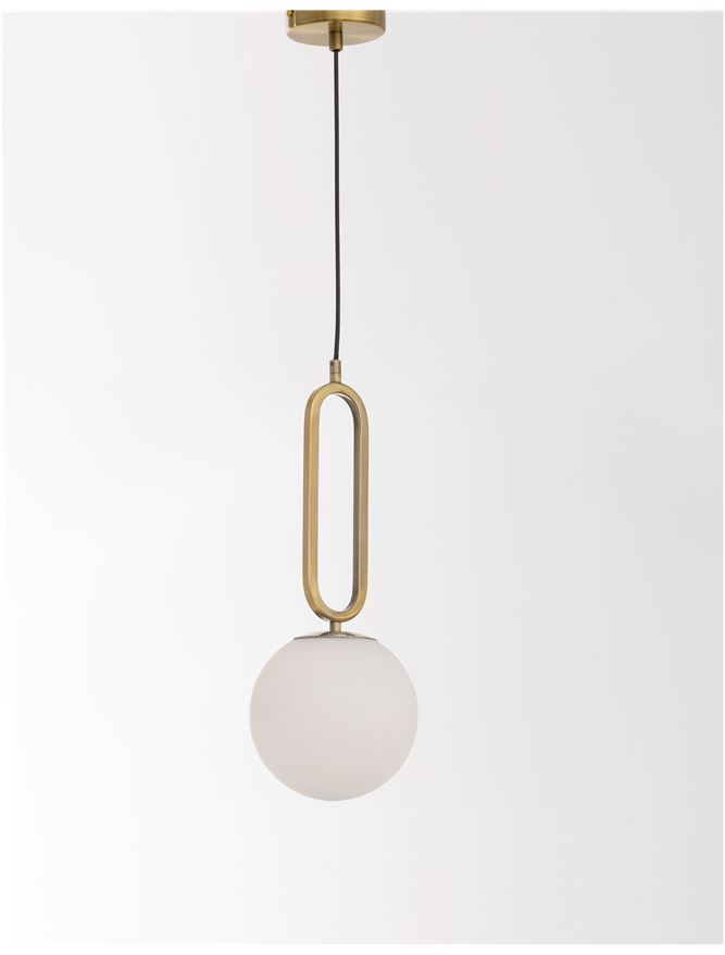 GRUS suspensie SP1 - 9191201 - Brass Metal Opal Glass [3]