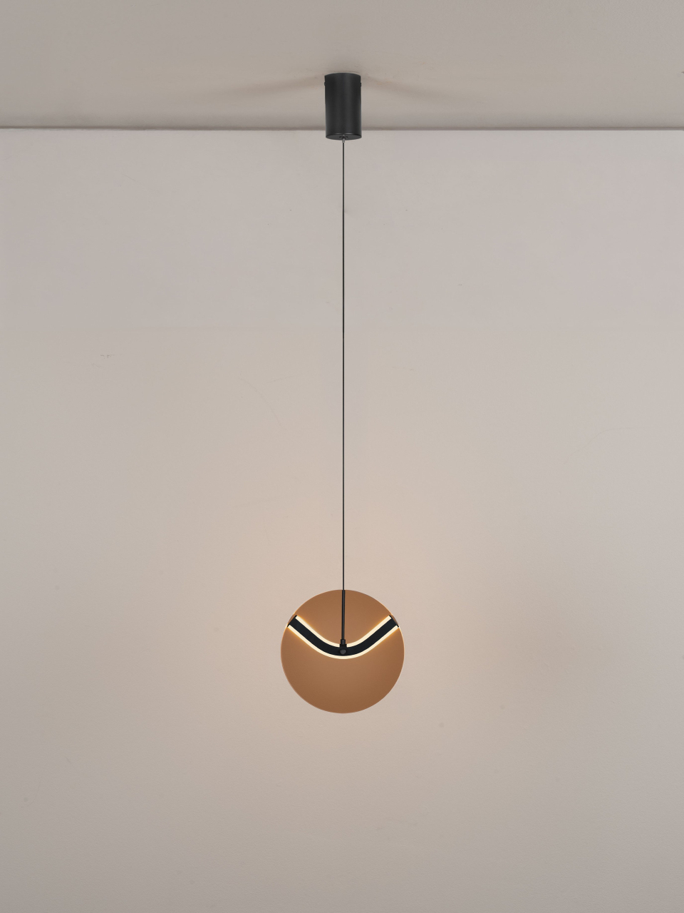 HALLEY 1 champagne - suspensie moderna LED [9]