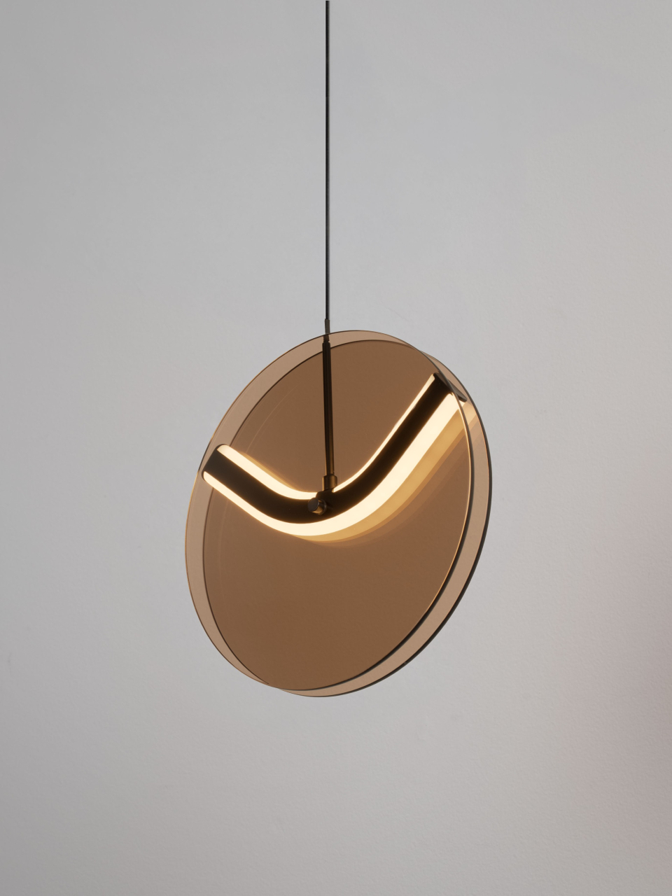 HALLEY 1 champagne - suspensie moderna LED [7]