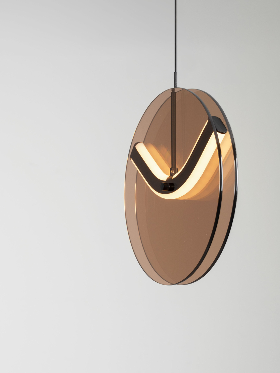 HALLEY 1 champagne - suspensie moderna LED [5]