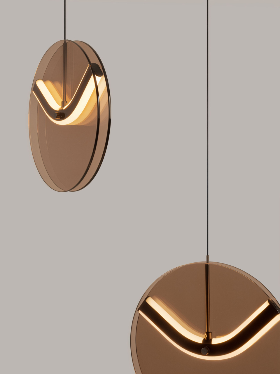 HALLEY 1 champagne - suspensie moderna LED SP3 [5]