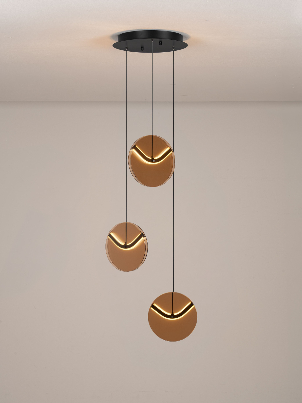 HALLEY 1 champagne - suspensie moderna LED SP3 [4]