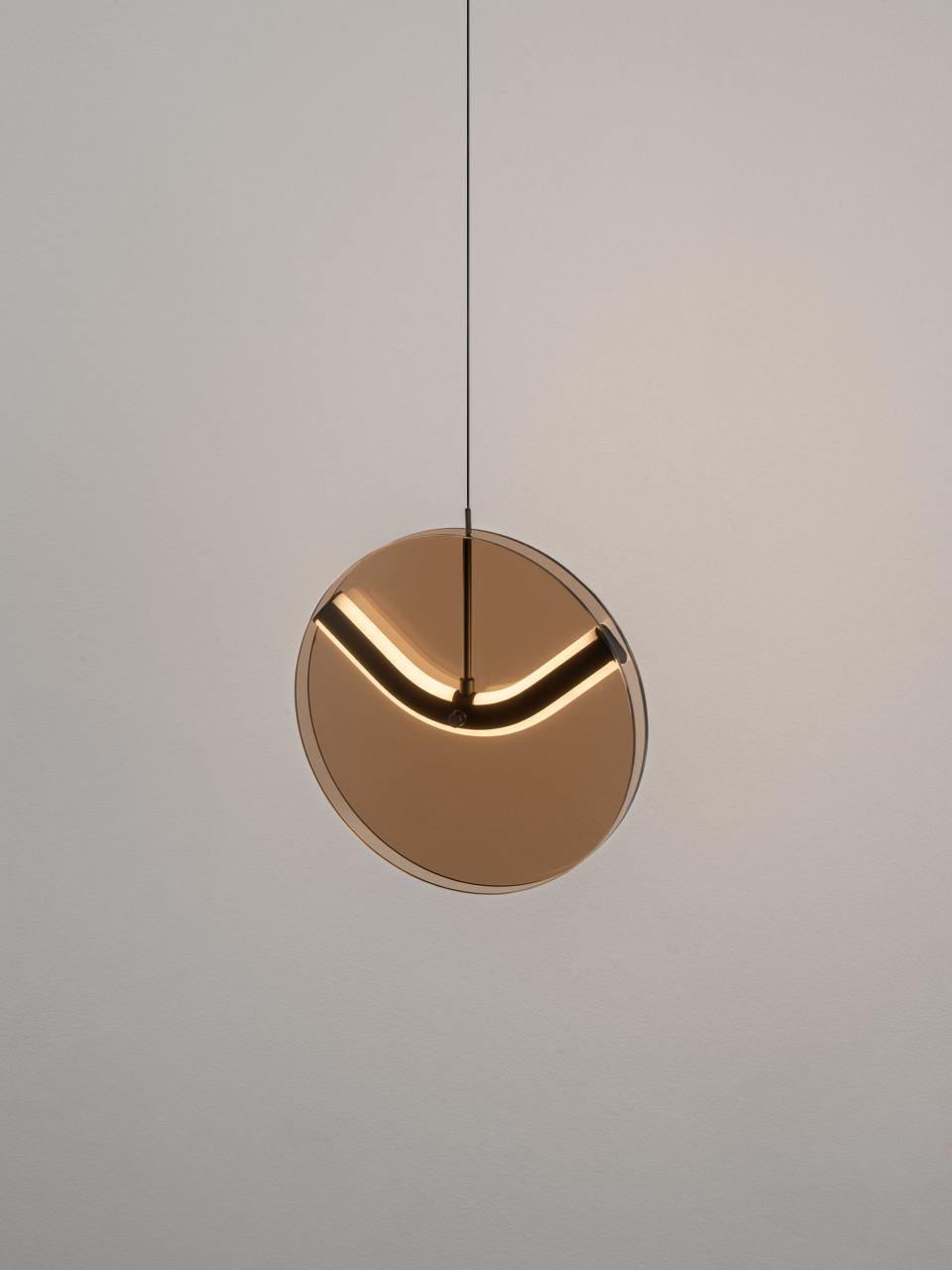 HALLEY 1 champagne - suspensie moderna LED [6]