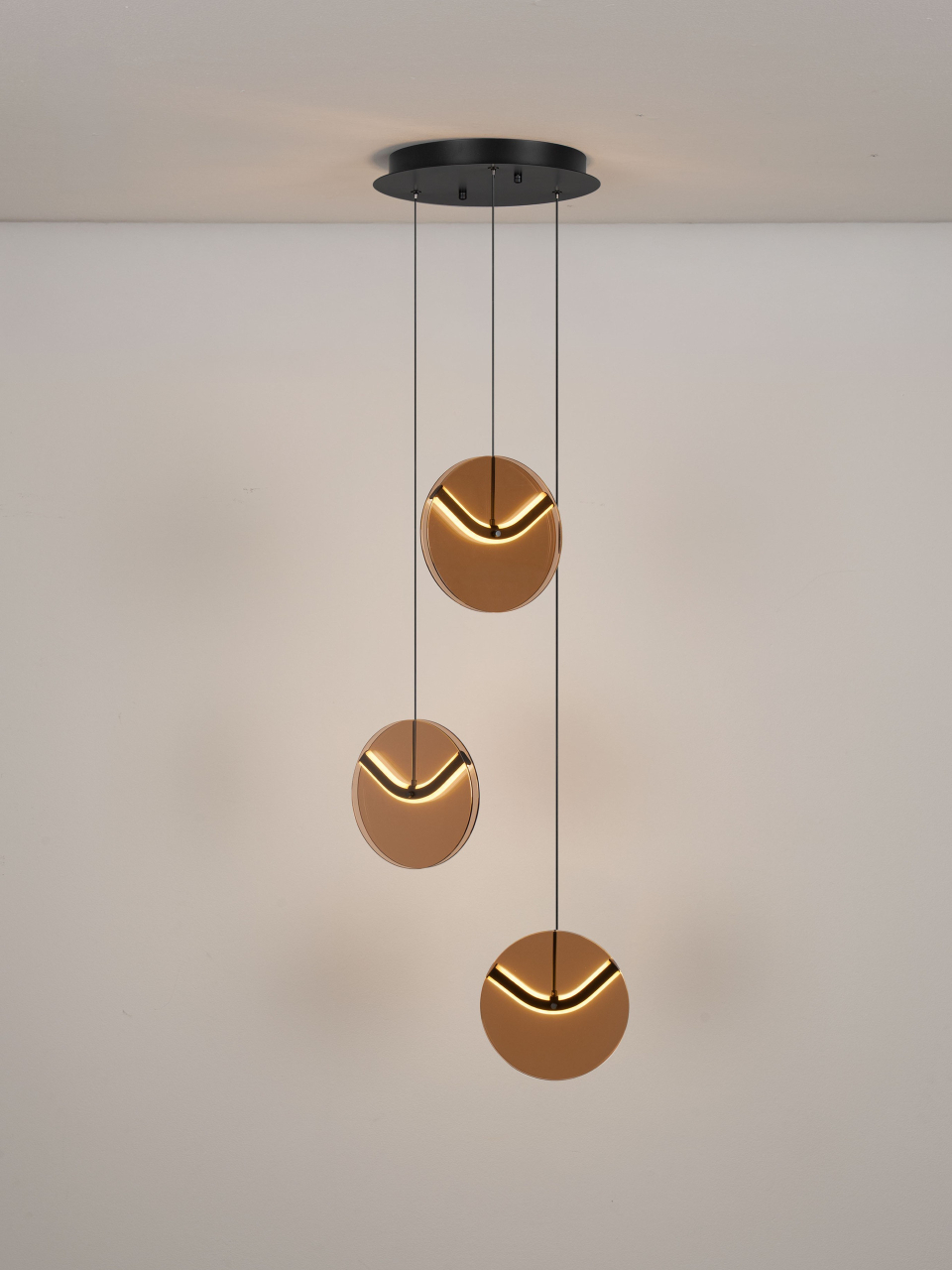HALLEY 1 champagne - suspensie moderna LED SP3 [8]
