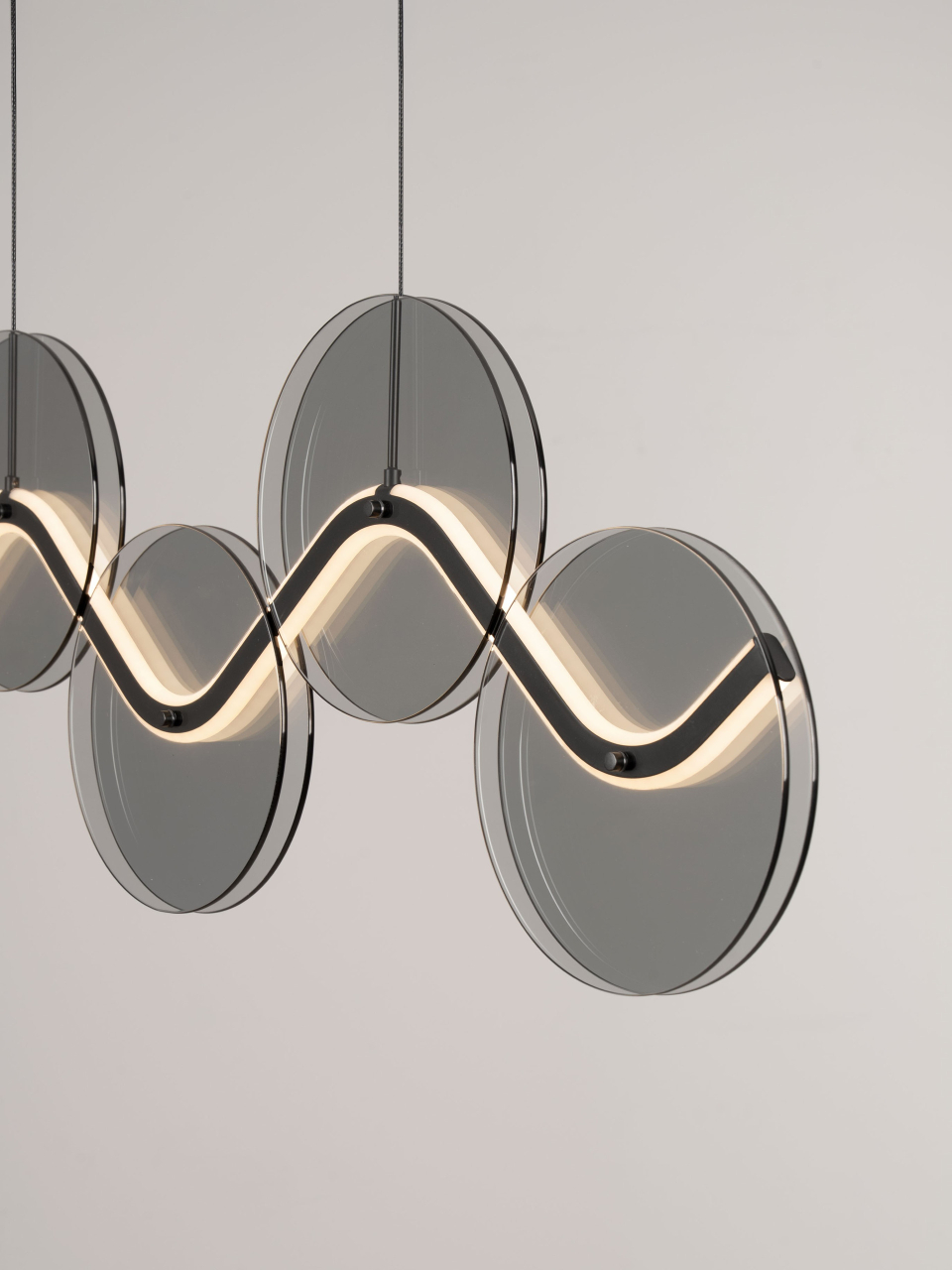 HALLEY 1 smokey - suspensie moderna LED [5]