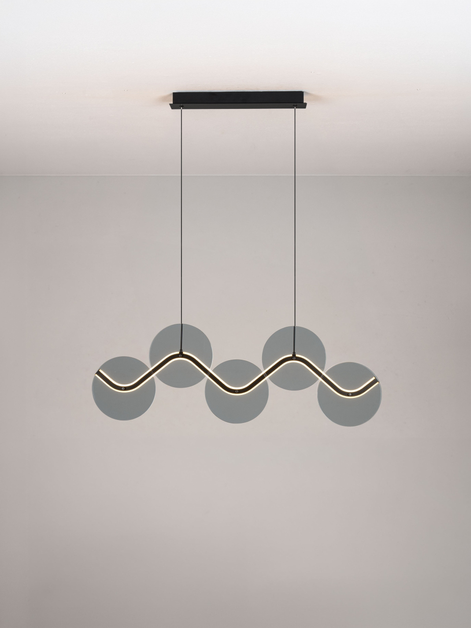 HALLEY 1 smokey - suspensie moderna LED [4]