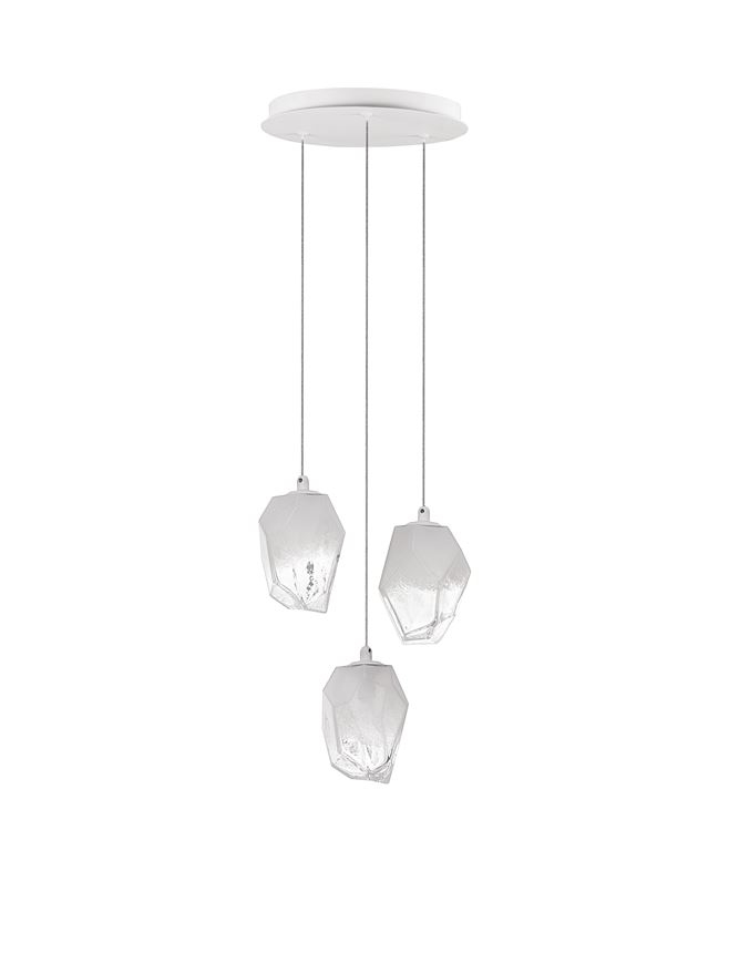 ICE suspensie SP3  - 9160233 - Gradient White Colour Glass & White Metal [2]