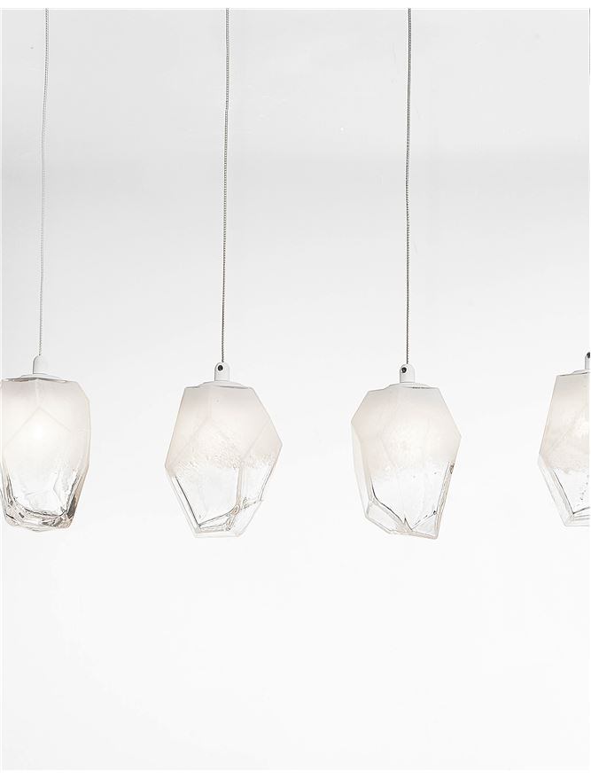 ICE suspensie SP5 - 9260235 - Gradient White Colour Glass & White Metal [1]
