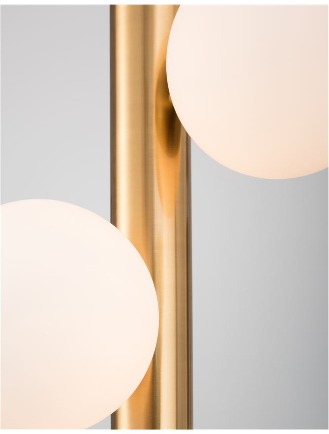 JAKLIN suspensie SP5 - 9724582 - Opal Glass Antique Brass Metal Gold Fabric Wire [5]
