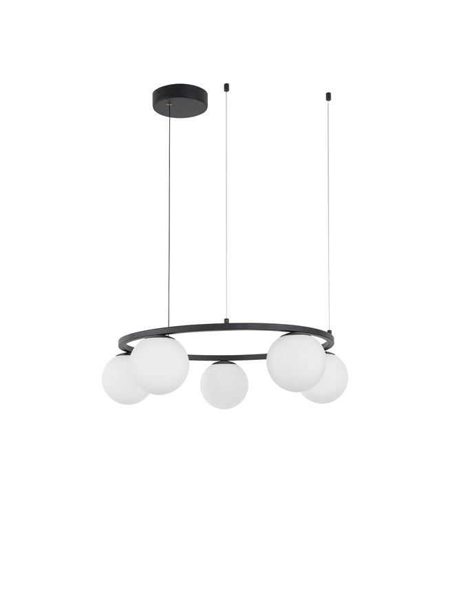 JOLINE suspensie SP5 - 9919603 - Sandy Black Metal & Aluminium White Opal Glass [2]