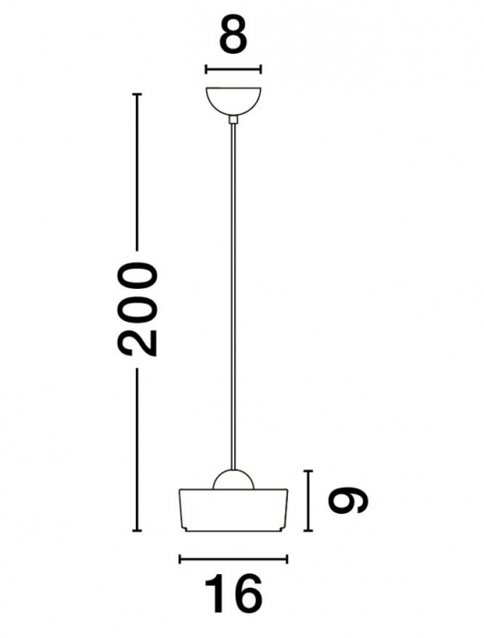 Keros SP1 - suspensie moderna LED 6W [5]