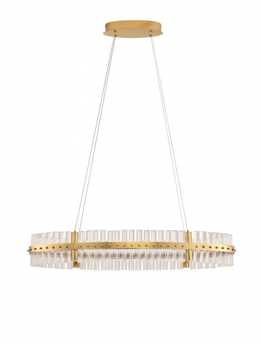 Suspensie moderna cristal - Kezo L90 - suspensie 4402 lm - 3500K [2]