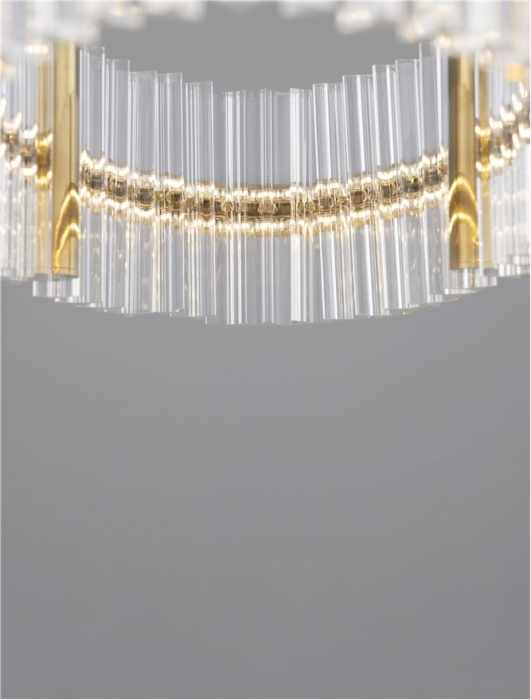 Suspensie moderna cristal - Kezo L90 - suspensie 4402 lm - 3500K [6]