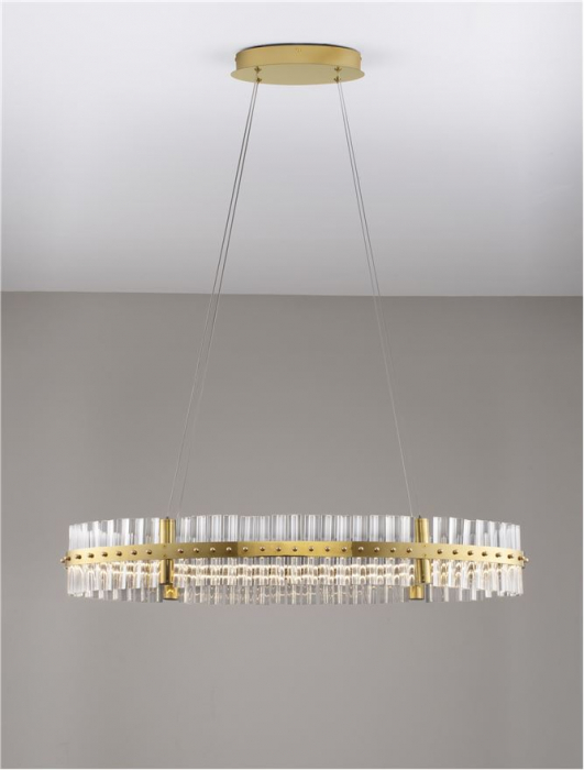 Suspensie moderna cristal - Kezo L90 - suspensie 4402 lm - 3500K [3]
