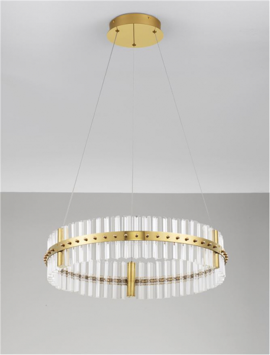 Suspensie moderna cristal - Kezo diam 60 - suspensie 4402 lm - 3500K [4]