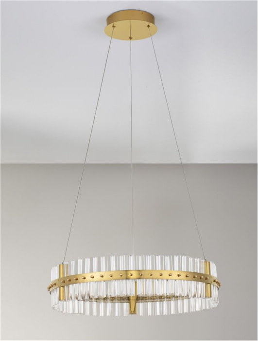 Suspensie moderna cristal - Kezo diam 60 - suspensie 4402 lm - 3500K [3]