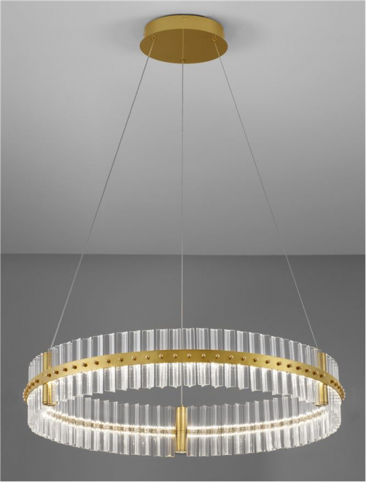 Suspensie moderna cristal - Kezo diam 78 - suspensie 6339 lm - 3500K [3]