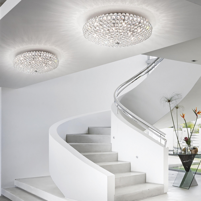 PLAFONIERA MODERNA KING PL9 CROMO - IDEAL-LUX [2]