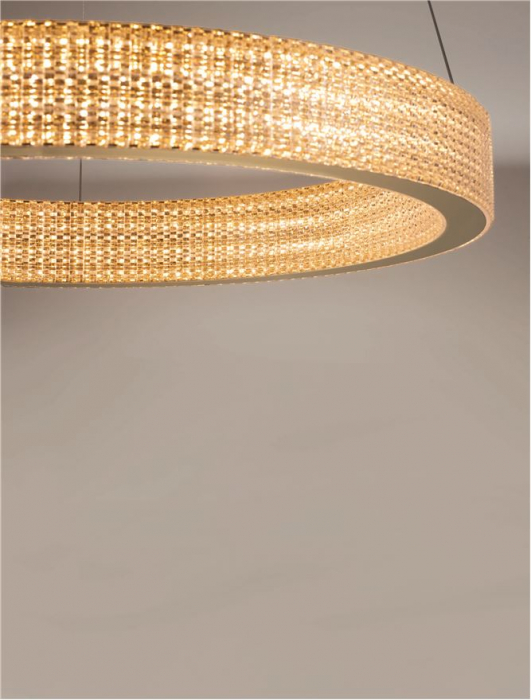 Klepsidra - Suspensie moderna LED diam 60 - 5286lm - 3000K [3]
