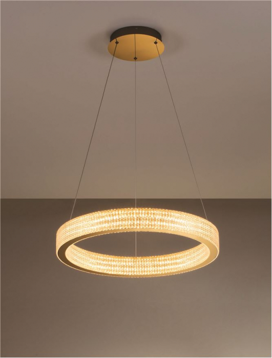 Klepsidra - Suspensie moderna LED diam 60 - 5286lm - 3000K [7]