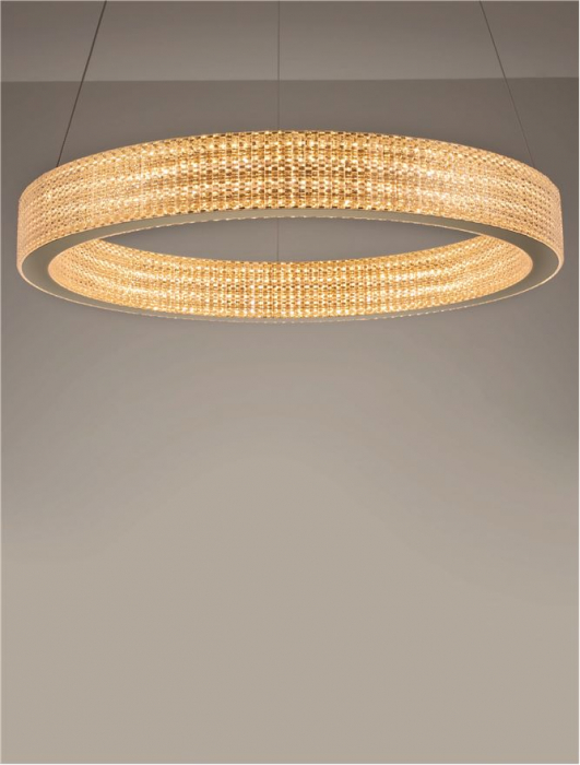 Klepsidra - Suspensie moderna LED diam 60 - 5286lm - 3000K [8]