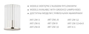 Kutek Mood ARTU Ryfel - Aplică ART-K-1(N)R - Nichel [2]