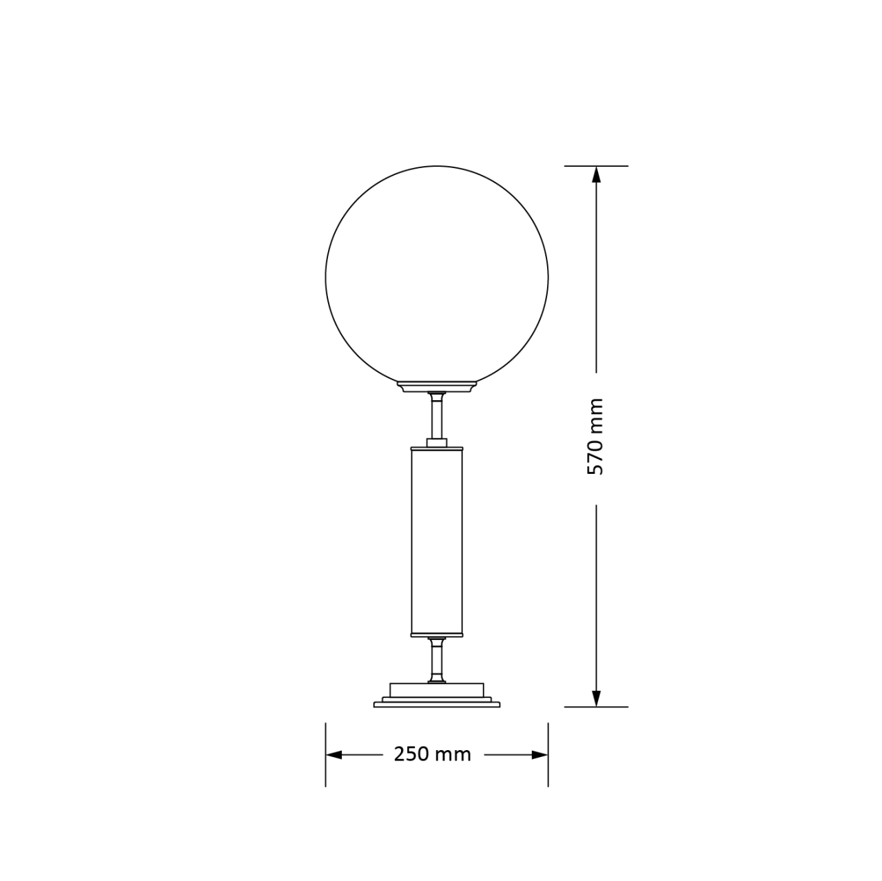 Kutek Mood ULTIMO - Lampă de mobilier ULT-LG-1(T) - titanium [2]
